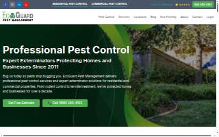 EcoGuard Pest Management of Portland website