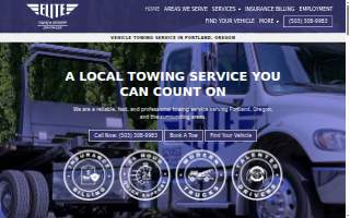 Elite Towing & Recovery website