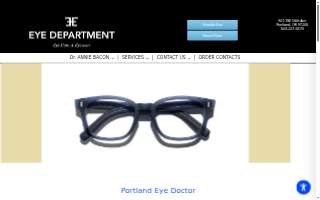 Eye Department; Eye Care & Eyewear website