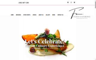 Feast Catering website