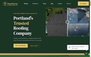 Hawthorne General Construction website