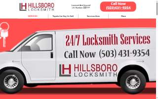 Hillsboro locksmith LLC website