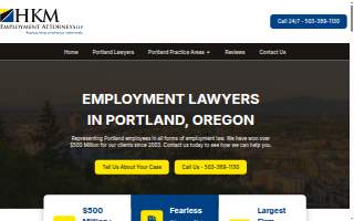 HKM Employment Attorneys LLP of Portland website