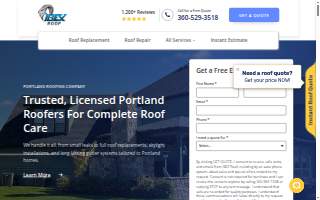 IBEX Roof website