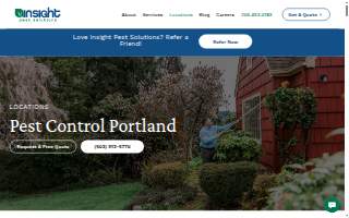 Insight Pest Control - Portland website