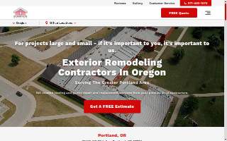 Interstate Roofing website