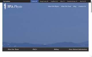 IPA Physio Portland website