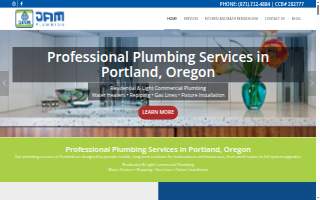 Jam Plumbing website