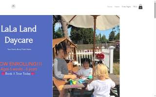 Lala Land Daycare website