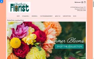Laurelhurst Florist website