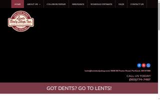 Lents Body Shop, Inc. website