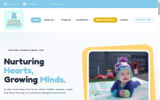Little Angels daycare website