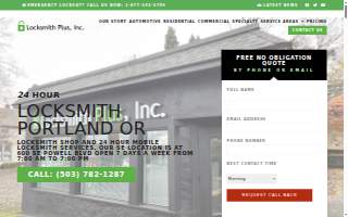 Locksmith Plus, Inc. website