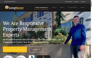 LongStreet Property Management website