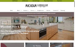 Macadam Floor, Carpet And Design - Portland website