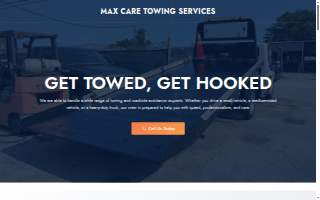 Max Care Towing Services website