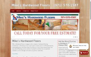 Mike's Hardwood Floors website