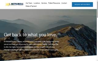 Mitchell Physical Therapy website