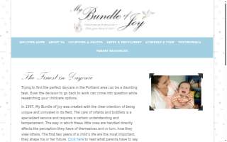 My Bundle of Joy Piedmont website