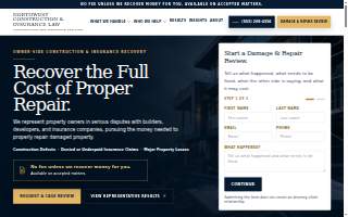 Northwest Construction and Insurance Law website