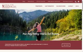 Orthopedic & TMJ Physical Therapy Center website