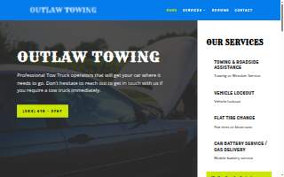 Outlaw Towing & Roadside Assistance Portland website