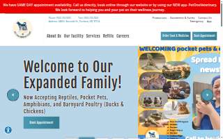 Pet Samaritan Clinic website