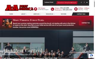 Pete's Pest Control website