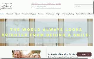 Portland Pearl Orthodontics website