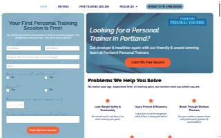 Portland Personal Training website