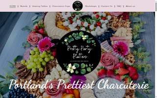 Pretty Party Platters website