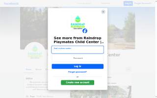 Raindrop Playmates Child Center website