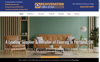 Rejuvenation Floor & Design website