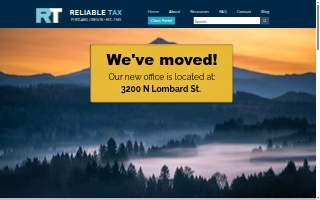 Reliable Tax website