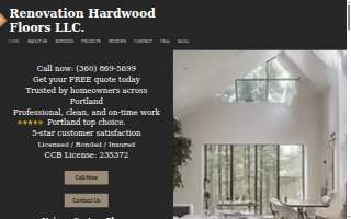 Renovation Hardwood Floors LLC website
