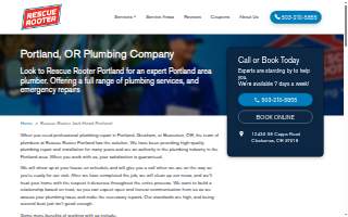 Rescue Rooter website