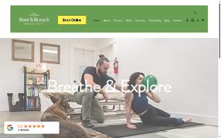 Root & Branch Physical Therapy website