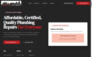 Rose City Plumbing website