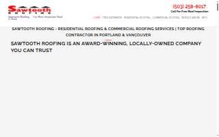 Sawtooth Roofing Company website
