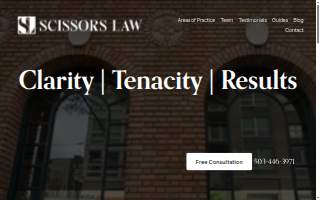 Scissors Law website