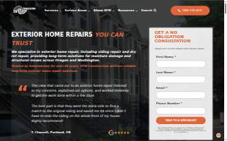 SFW Construction website