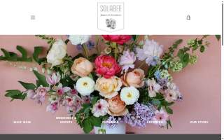 Solabee Flowers & Botanicals website