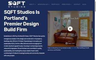 SQFT Studios website