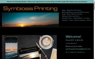 Symbiosis Printing website