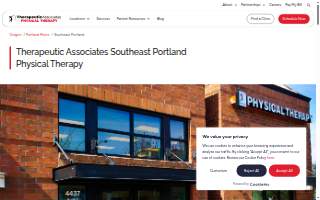 Therapeutic Associates Southeast Portland Physical Therapy website
