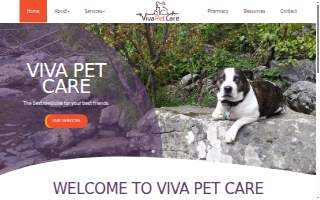 Viva Pet Care website