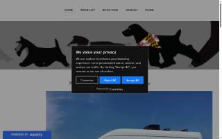 Elite Dog Spa website