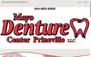 Mayo Denture Center Prineville website