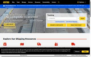 Estes Express Lines of Redmond website