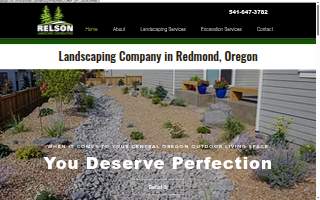 Relson Landscape Contracting website